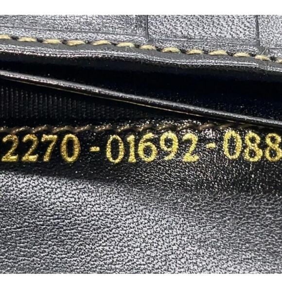 FENDI Pecan Clasp Bi-fold Black Beige Wallet W/Box - Picture 13 of 15